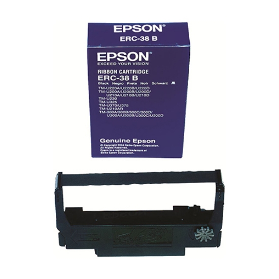 Imagem de FITA POS ORIGINAL EPSON C43S015374 ERC-38B PRETA