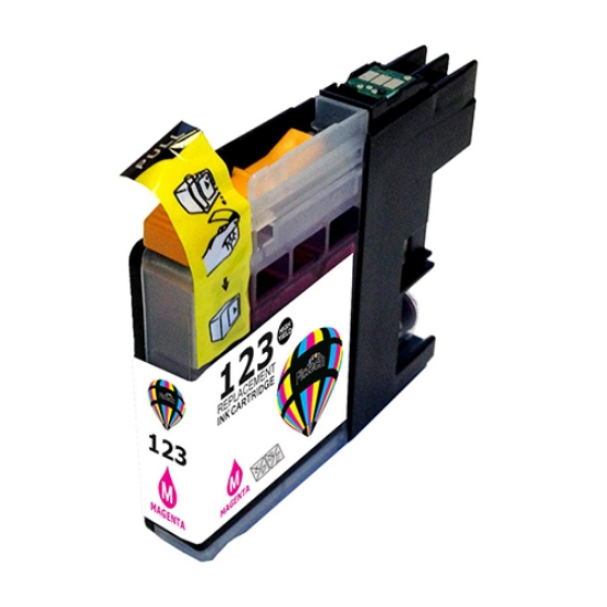 Imagem de TINTEIRO COMPATIVEL BROTHER LC-123MBP MAGENTA