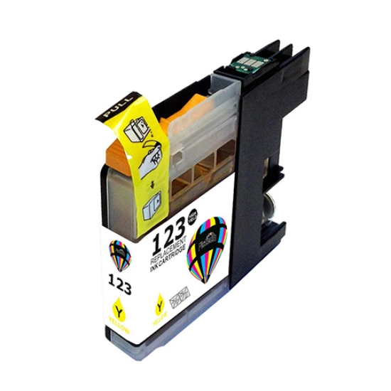 Imagem de TINTEIRO COMPATIVEL BROTHER LC-123YBP AMARELO