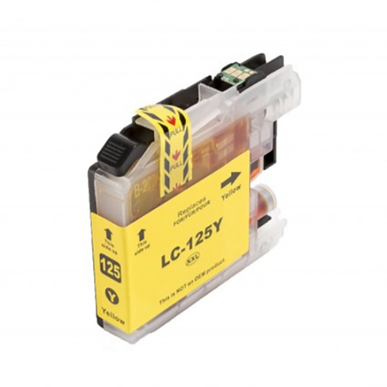 Imagem de TINTEIRO COMPATIVEL BROTHER LC-125XLY AMARELO ALTA CAP.