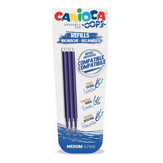 Picture of BLT.3 RECARGAS CARIOCA OOPS 0.7MM AZUL (43041/02)