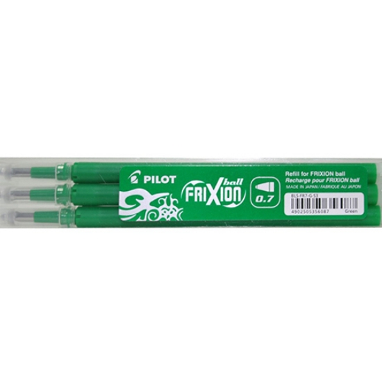 Imagem de BLT.3 RECARGAS PILOT FRIXION BALL 0.7 VERDE BLS-FR7-G-53