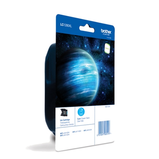 Imagem de TINTEIRO ORIGINAL BROTHER LC-1280XLCBP CYAN 1.200 PAGINAS