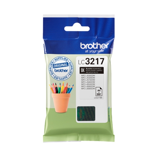 Imagem de TINTEIRO ORIGINAL BROTHER LC-3217BK PRETO