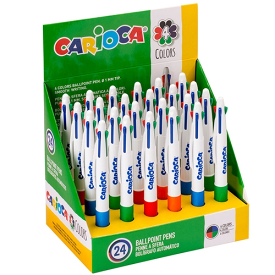 Imagem de ESFEROG. MULTIPEN 4 CORES CARIOCA (40146)