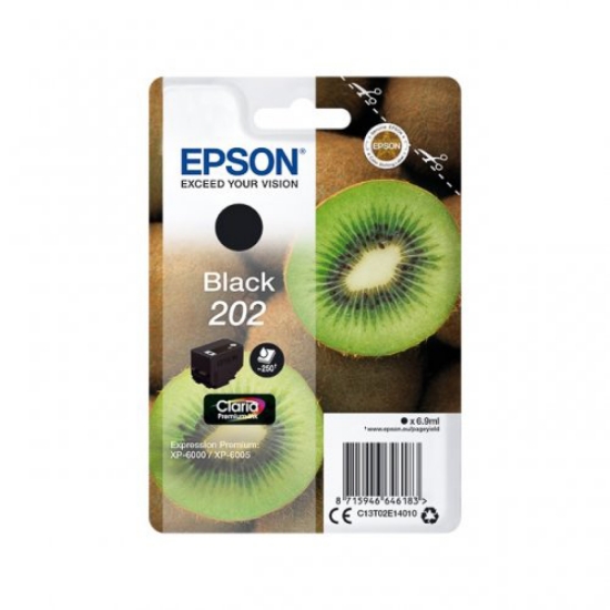 Picture of TINTEIRO ORIGINAL EPSON 202 T02E14010 PRETO