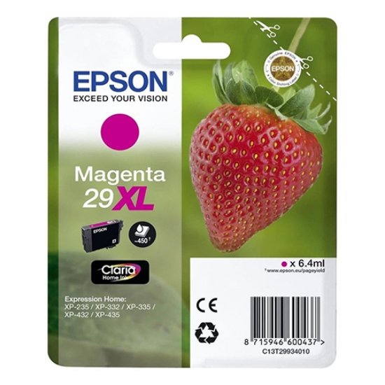 Picture of TINTEIRO ORIGINAL EPSON 29XL (T2993) MAGENTA ALTA CAP.