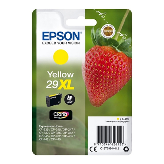 Imagem de TINTEIRO ORIGINAL EPSON 29XL (T2994) AMARELO ALTA CAP.