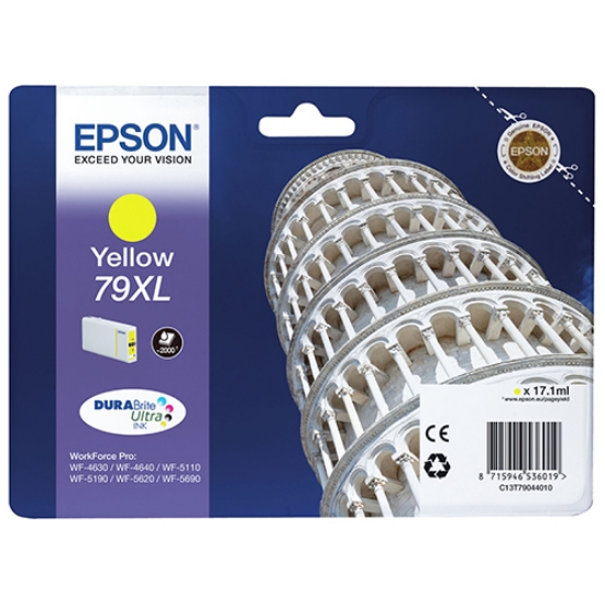 Imagem de TINTEIRO ORIGINAL EPSON 79XL T7904 AMARELO 2.000 PAGINAS