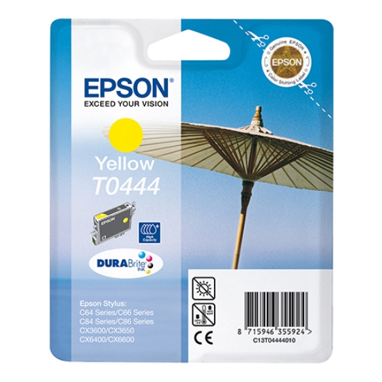 Imagem de TINTEIRO ORIGINAL EPSON T0444 AMARELO 13ML