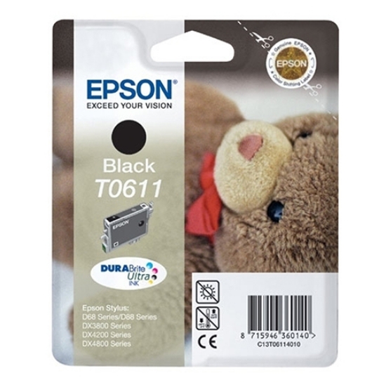 Imagem de TINTEIRO ORIGINAL EPSON T0611 PRETO