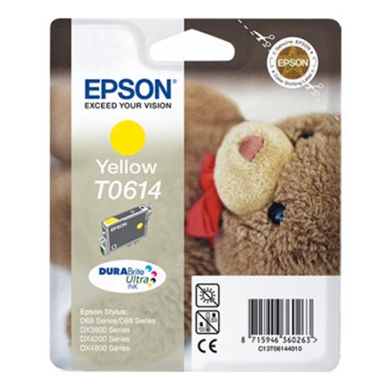 Imagem de TINTEIRO ORIGINAL EPSON T0614 AMARELO