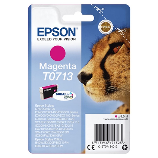 Picture of TINTEIRO ORIGINAL EPSON T0713 MAGENTA