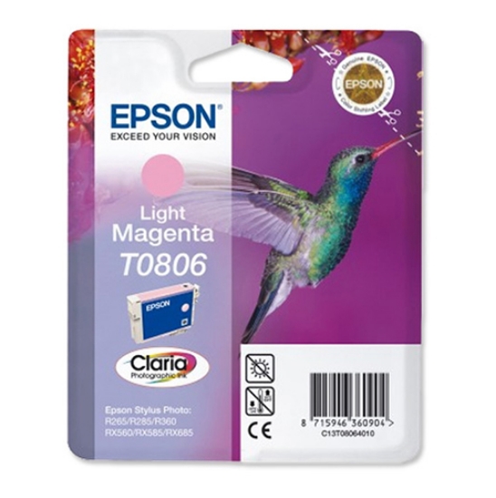 Imagem de TINTEIRO ORIGINAL EPSON T0806 MAGENTA CL.