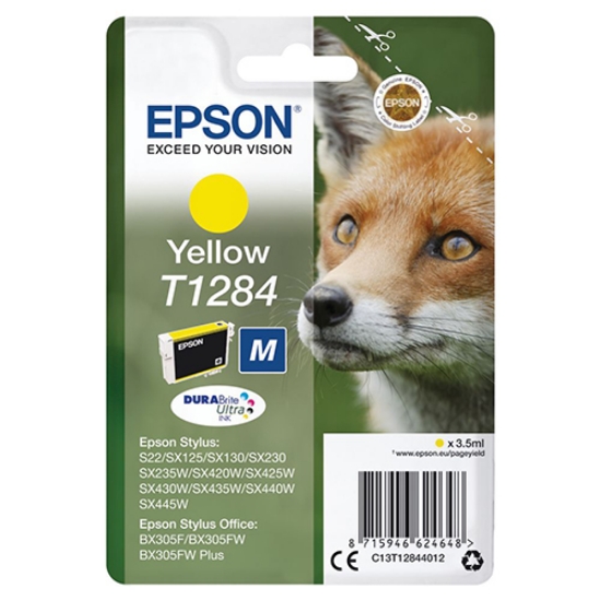 Imagem de TINTEIRO ORIGINAL EPSON T1284 AMARELO