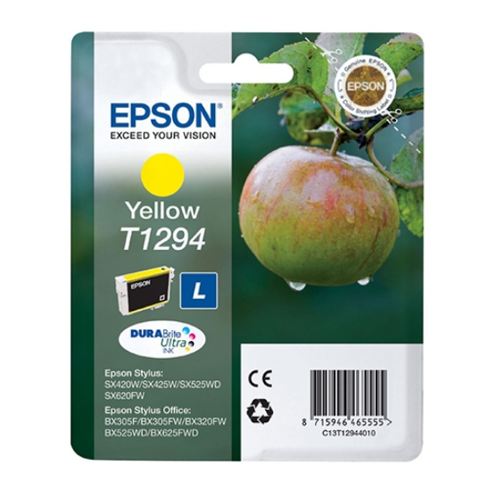 Imagem de TINTEIRO ORIGINAL EPSON T1294 AMARELO 7ML