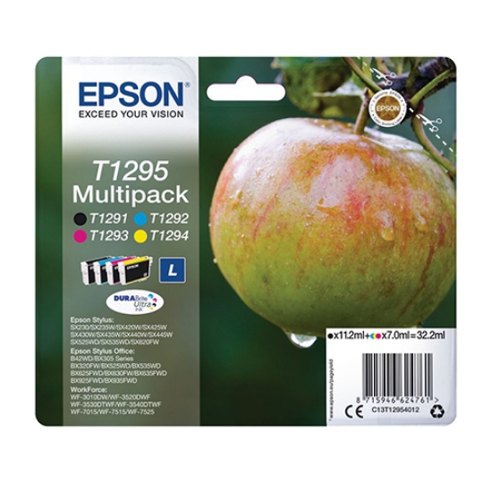 Picture of TINTEIRO ORIGINAL EPSON T1295 PACK C/4 CORES