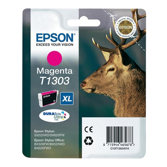 Picture of TINTEIRO ORIGINAL EPSON T1303XL MAGENTA ALTA CAPAC. 10.1ML