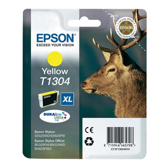 Imagem de TINTEIRO ORIGINAL EPSON T1304XL AMARELO ALTA CAPAC. 10.1ML
