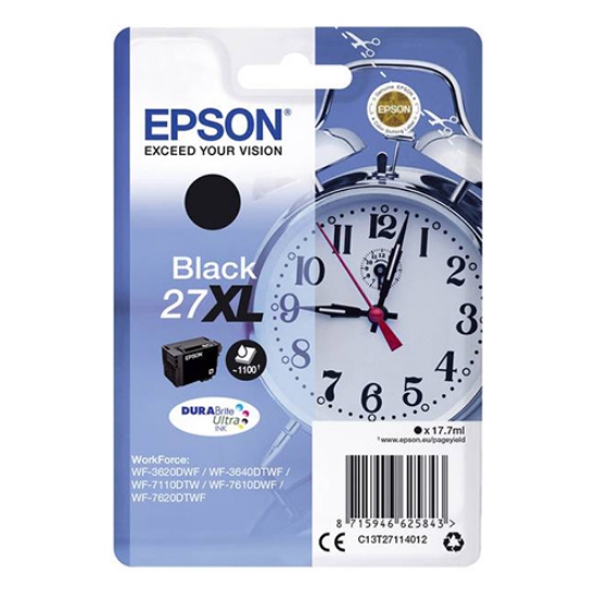Imagem de TINTEIRO ORIGINAL EPSON T2711 Nº27XL PRETO