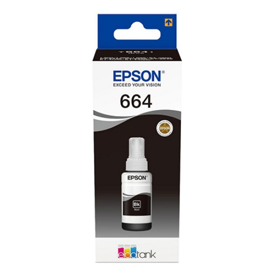Imagem de TINTEIRO ORIGINAL EPSON T6641 PRETO 70ML (ECOTANK)