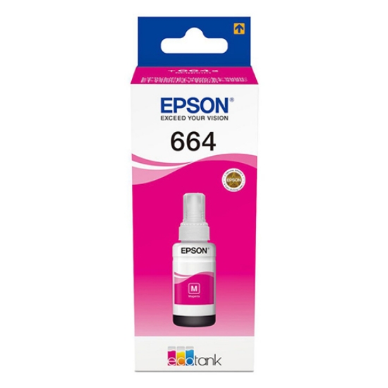 Imagem de TINTEIRO ORIGINAL EPSON T6643 MAGENTA 70ML (ECOTANK)