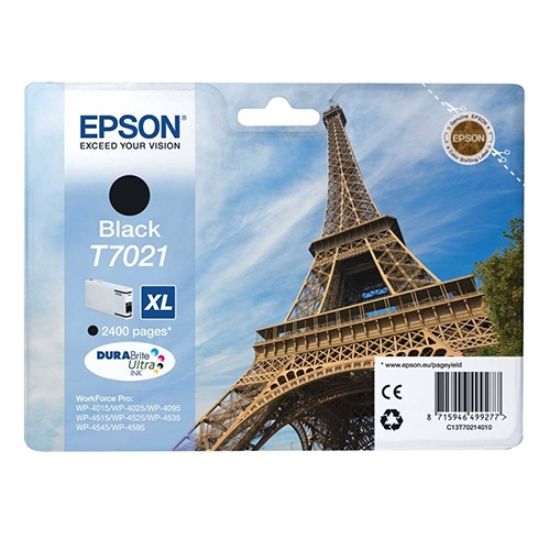 Imagem de TINTEIRO ORIGINAL EPSON T7021 XL PRETO ALTA CAPAC.