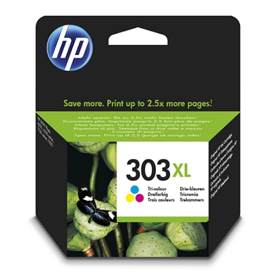 Picture of TINTEIRO ORIGINAL HP 303XL T6N03AE CORES ALTA CAPAC.