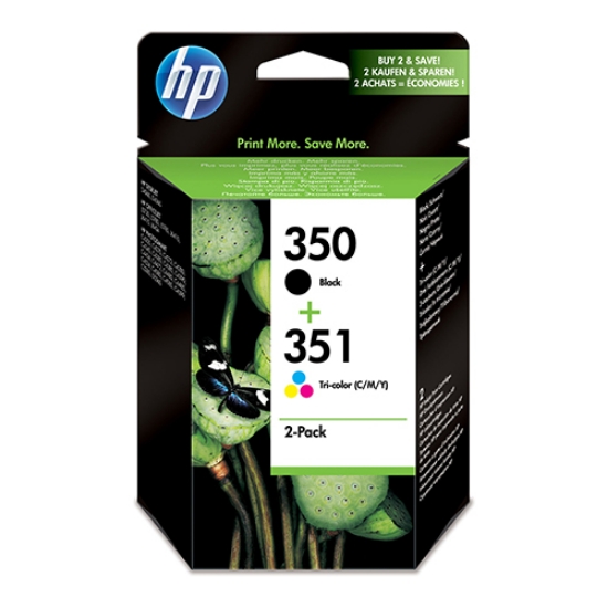 Imagem de TINTEIRO ORIGINAL HP 350+351 SD412EE PRETO/CORES (PACK)