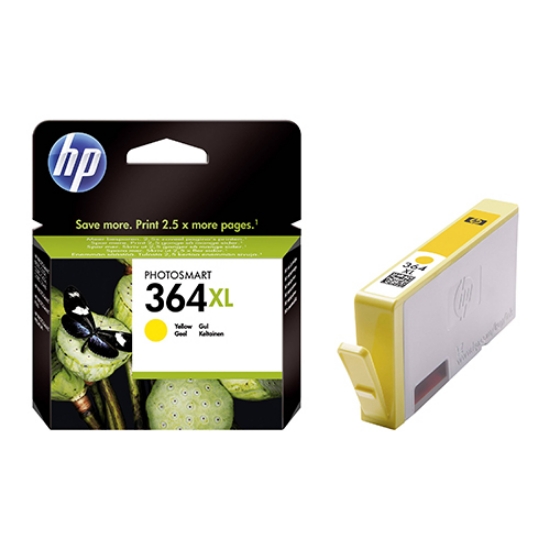 Imagem de TINTEIRO ORIGINAL HP 364XL CB325EE AMARELO ALTA CAPAC.