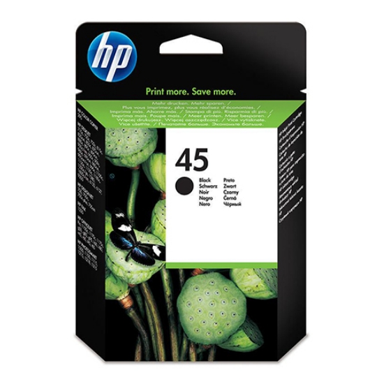 Imagem de TINTEIRO ORIGINAL HP 45 51645AE PRETO 42ML