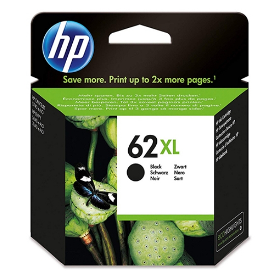 Imagem de TINTEIRO ORIGINAL HP 62XL C2P05AE PRETO ALTA CAP.