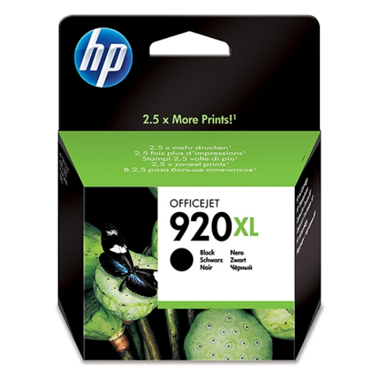 Imagem de TINTEIRO ORIGINAL HP 920XL CD975AE PRETO ALTA CAPAC.