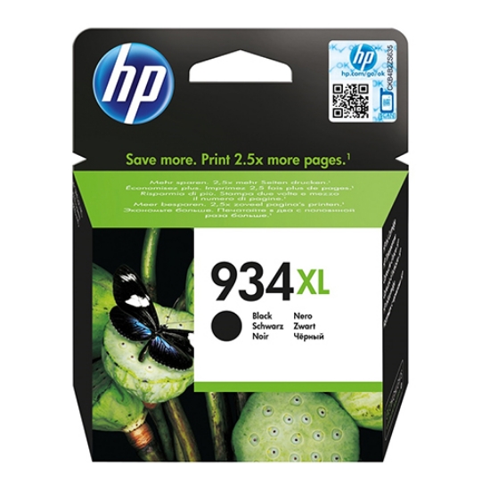 Picture of TINTEIRO ORIGINAL HP 934XL C2P23AE PRETO ALTA CAPAC.