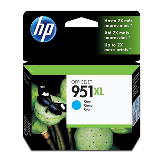 Imagem de TINTEIRO ORIGINAL HP 951XL CN046AE CYAN ALTA CAPAC.