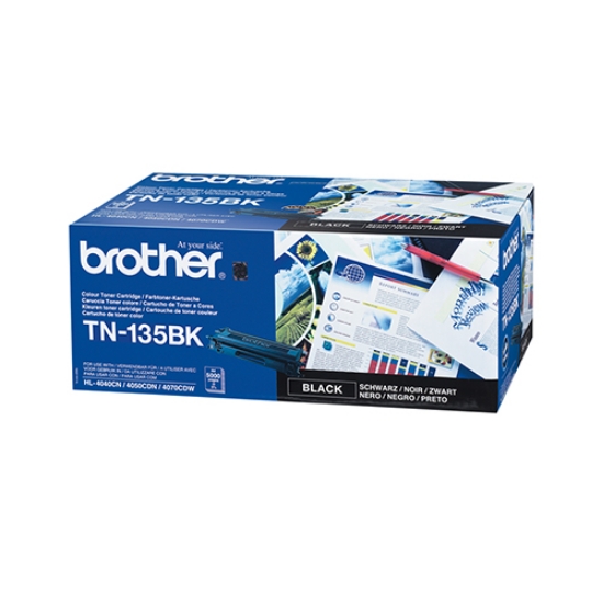 Imagem de TONER ORIGINAL BROTHER TN-135BK PRETO ALTA CAPAC.