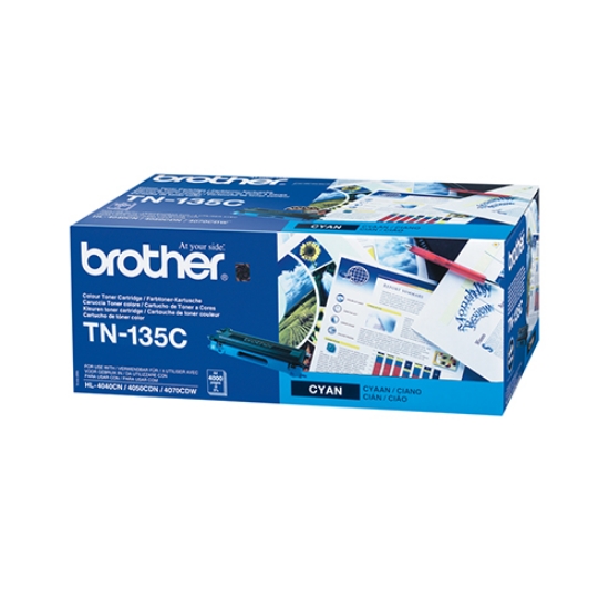 Imagem de TONER ORIGINAL BROTHER TN-135C CYAN ALTA CAPAC.