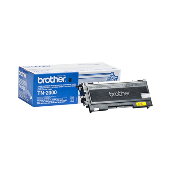 Imagem de TONER ORIGINAL BROTHER TN-2000 PRETO 2.500PAGINAS