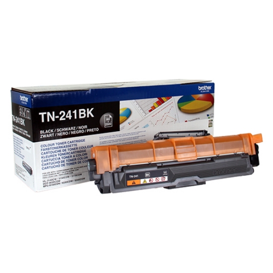 Imagem de TONER ORIGINAL BROTHER TN-241BK PRETO (2.500 PAGINAS)