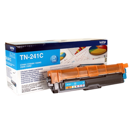 Imagem de TONER ORIGINAL BROTHER TN-241C CYAN (1.400 PAGINAS)