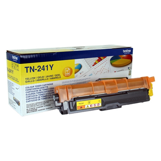 Imagem de TONER ORIGINAL BROTHER TN-241Y AMARELO (1.400 PAGINAS)