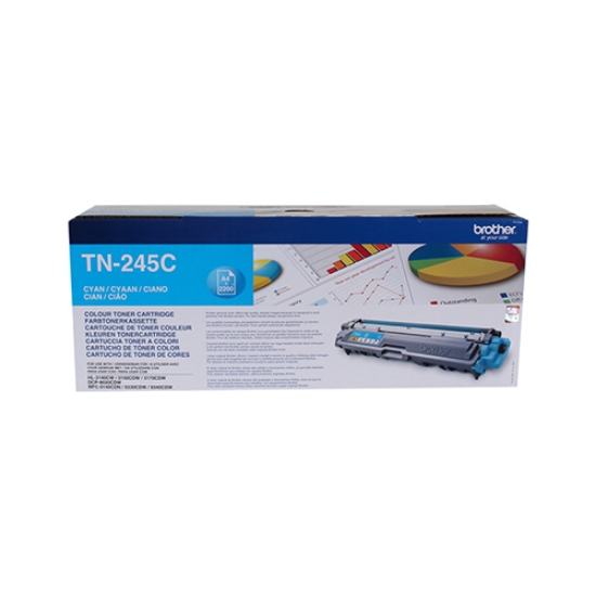 Imagem de TONER ORIGINAL BROTHER TN-245C CYAN 2.200 PAGINAS