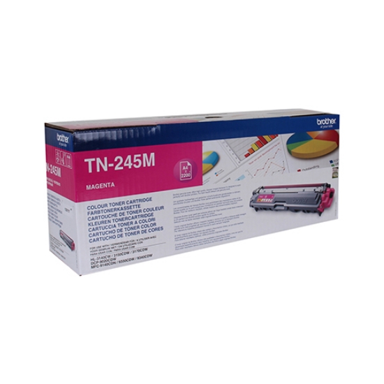 Imagem de TONER ORIGINAL BROTHER TN-245M MAGENTA 2.200 PAGINAS