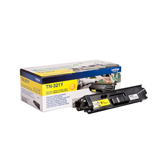 Imagem de TONER ORIGINAL BROTHER TN-321Y AMARELO 1.500PAGINAS
