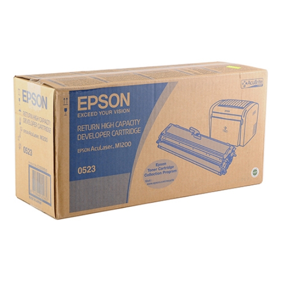 Picture of TONER ORIGINAL EPSON C13S050523 (M1200) PRETO ALTA CAPAC.