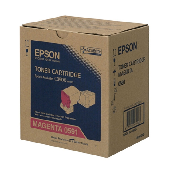 Imagem de TONER ORIGINAL EPSON C13S050591 MAGENTA 6.000 PÁGINAS