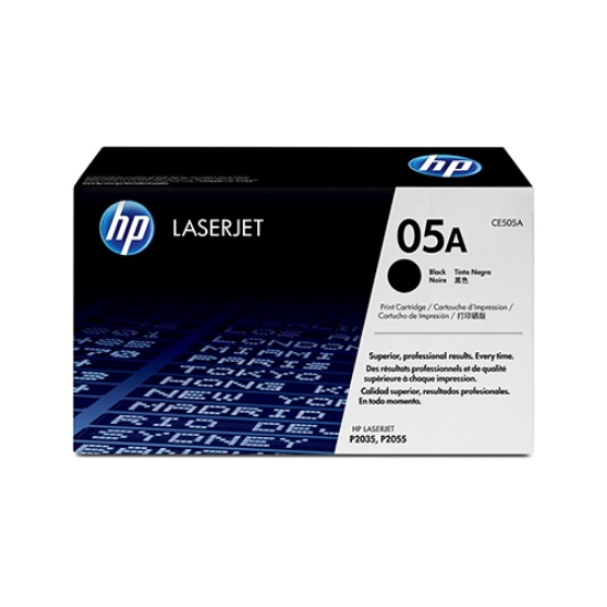 Imagem de TONER ORIGINAL HP 05A CE505A PRETO 2.300 PAGINAS