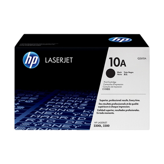 Imagem de TONER ORIGINAL HP 10A Q2610A PRETO 6.000PAGINAS
