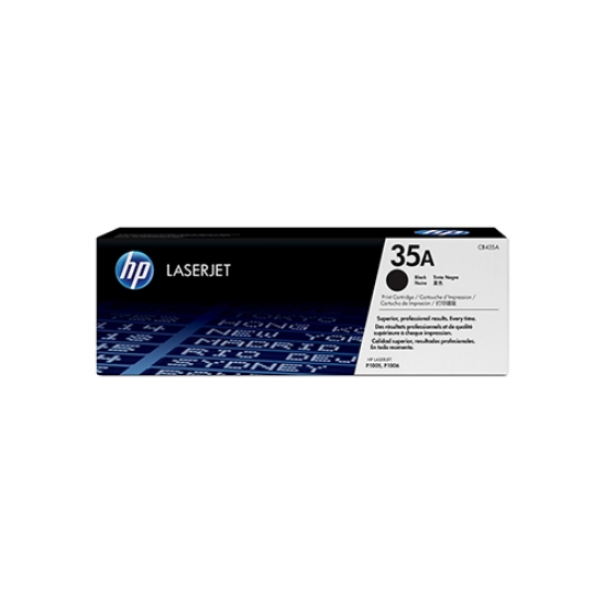Imagem de TONER ORIGINAL HP 35A CB435A PRETO 1.500 PAGINAS