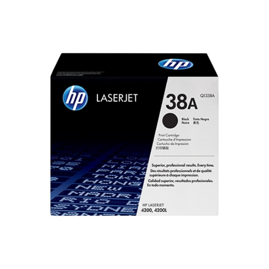 Imagem de TONER ORIGINAL HP 38A Q1338A PRETO 12.000 PAGINAS